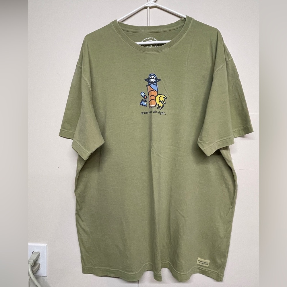 Life is Good “Stay out all night” Tshirt.